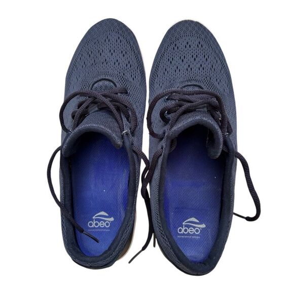 Abeo Maxlite Dayton Sneakers Walking Running Shoes Navy Blue Support Pad Size 8 - Picture 10 of 12